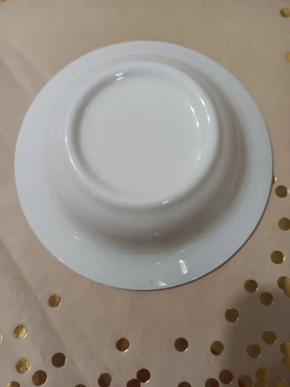 2 L'TRIOMPHE American Limoges TRILLIUM 22 K Gold SAUCE Bowls FOREST GREEN LQQK!!